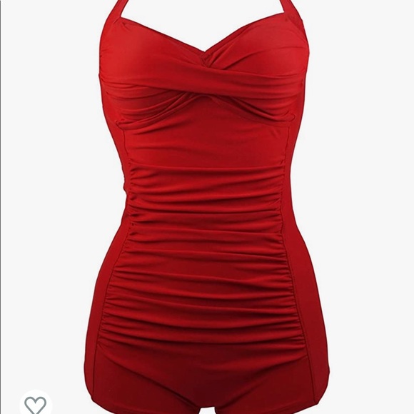 One Piece Vintage Bathing Suit - Picture 1 of 4